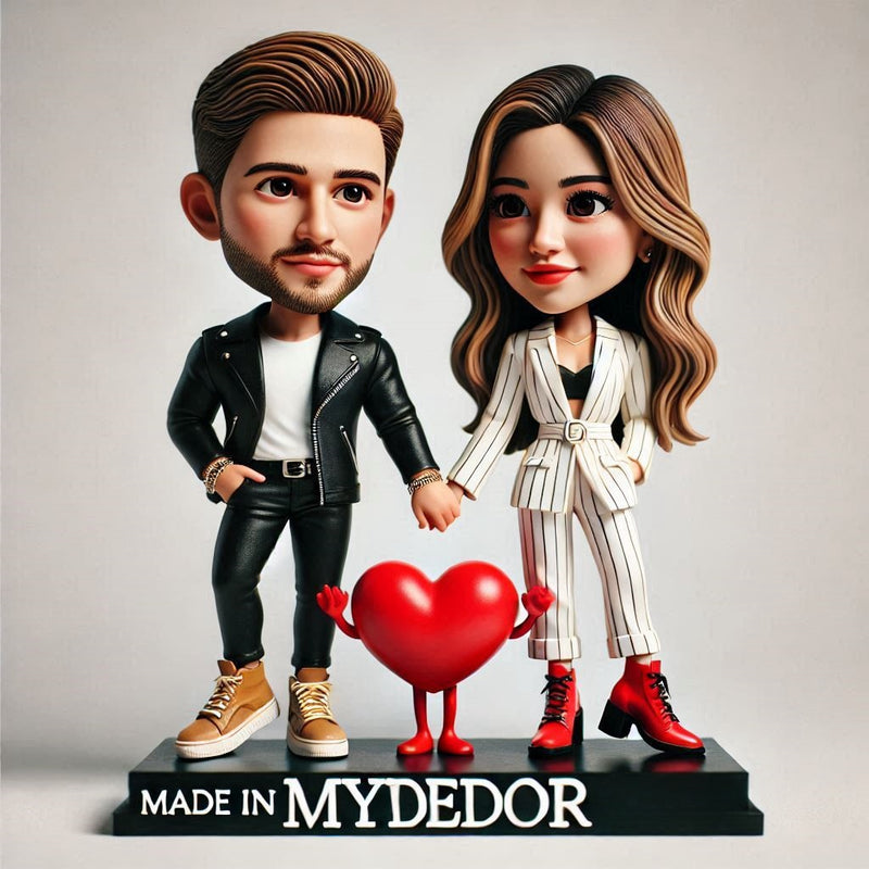 Modern Couple Custom Bobblehead（9）