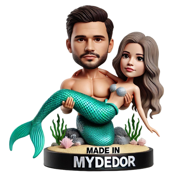 Mermaid Couple Custom Bobblehead Doll