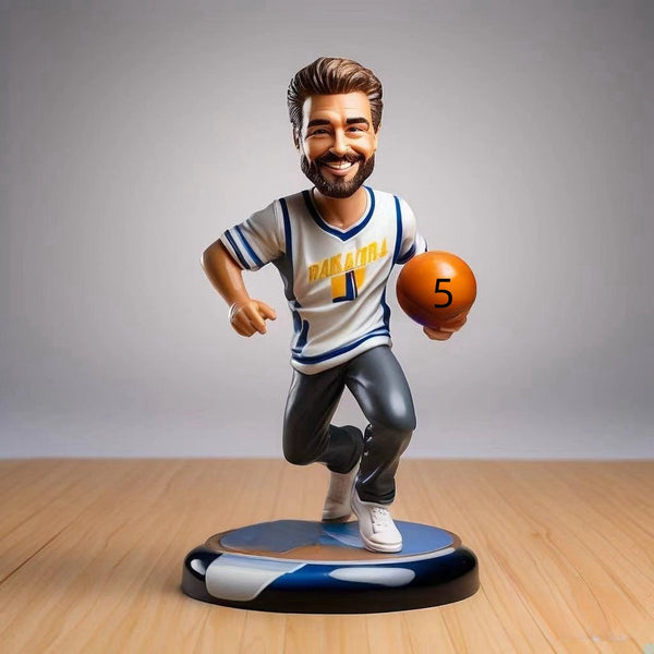 JOUEUR DE BASKET-BALL D Bobblehead personnalisé