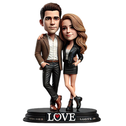 Modern Couple Custom Bobblehead（2）