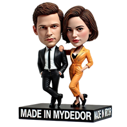 Modern Couple Custom Bobblehead（7）