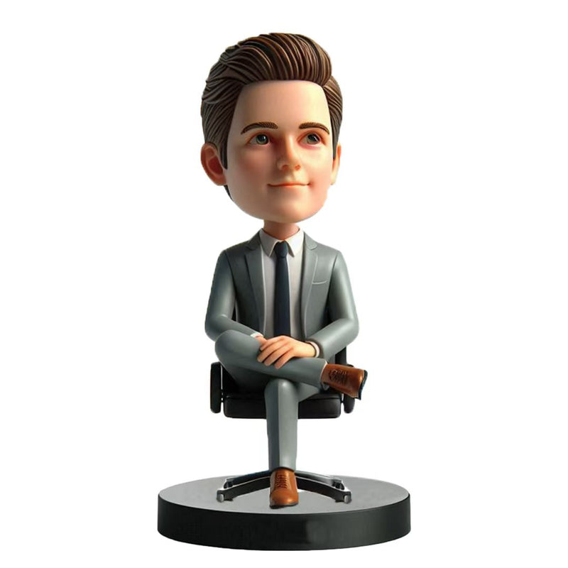 CEO - Boss WORLD BEST BOSS Custom Bobblehead with Engraved Text14