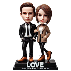 Modern Couple Custom Bobblehead（3）