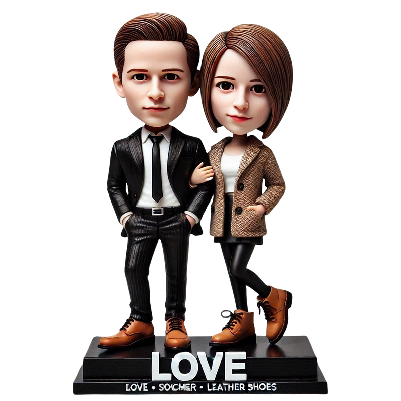 Modern Couple Custom Bobblehead（3）